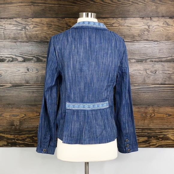 Anthropologie Cartonnier Winona Embroidered Blazer - Picture 3 of 8